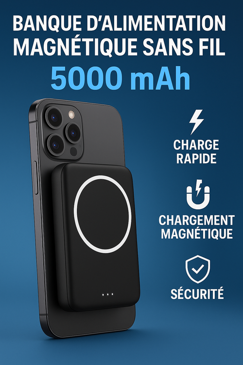 banque d'alimentation magnétique